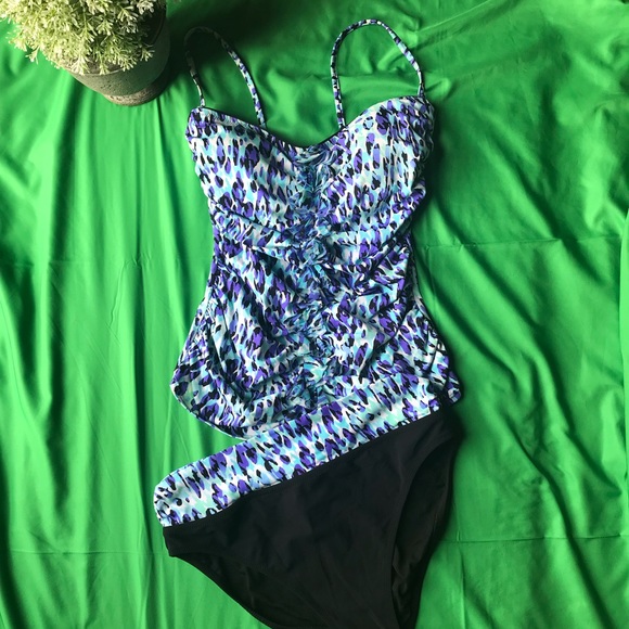 Gottex Profile 2 piece tankini in Blue 😎 - Picture 5 of 7